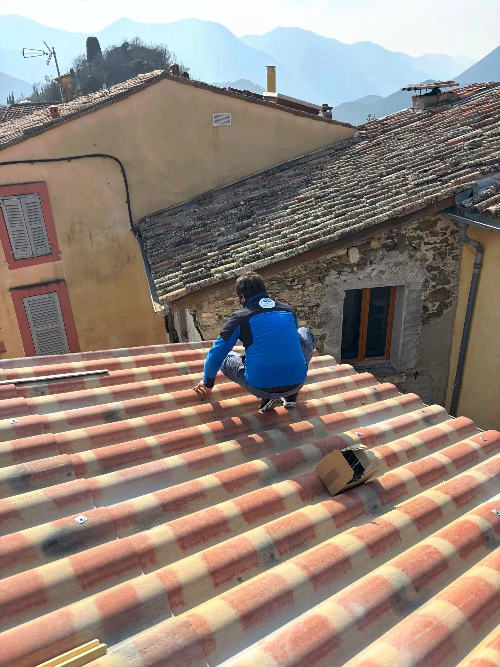 Toiture d’une maison à Genève